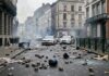 Bruxelles, scontri tra giovani e polizia a margine della manifestazione sindacale: 50.000 in piazza contro il governo